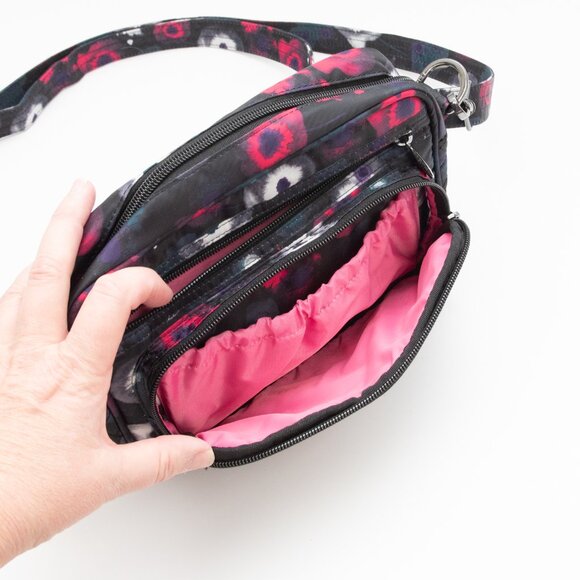 Lug Carousel Bag RFID Convertible Belt Bag Watercolor Floral Print Multicolor - Picture 2 of 10